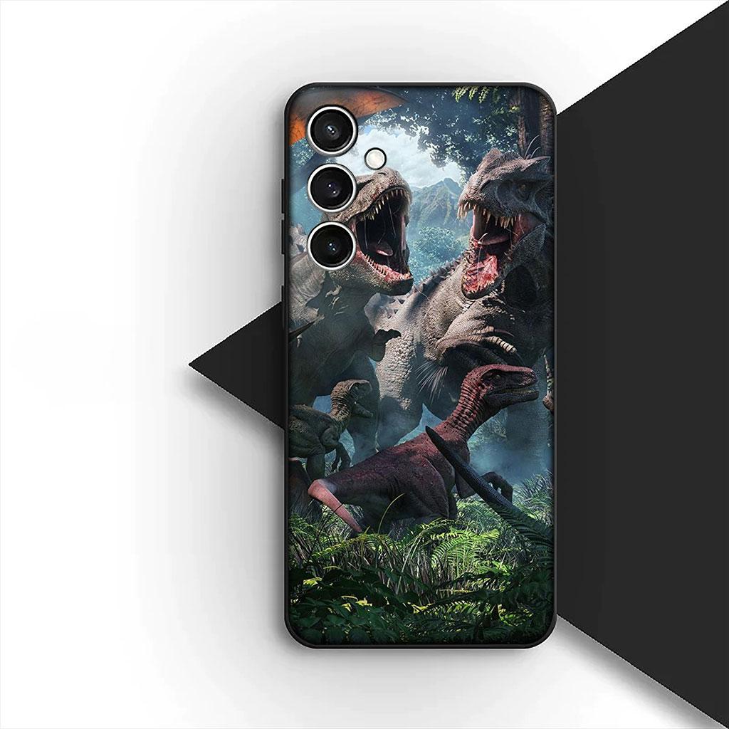Phone Cover for Samsung Galaxy S22 S21 S20 FE Ultra Plus A07 A17 A15 A16 A25 A57 A37 Soft Silicone Case Wallpaper Dinosaurs