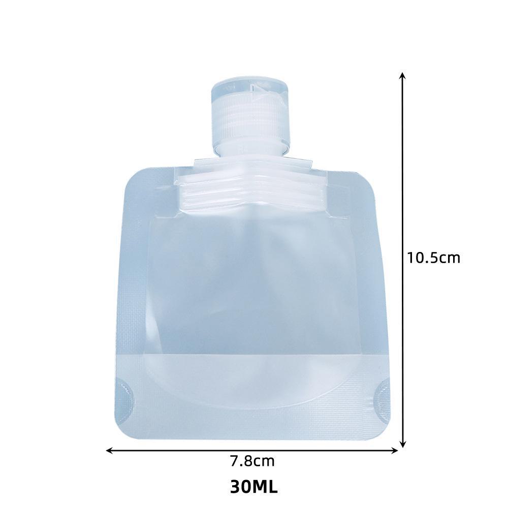 Tragbare Kosmetik-Reisetaschen mit Düsen für Reinigungsmittel, Duschgel und Lotion