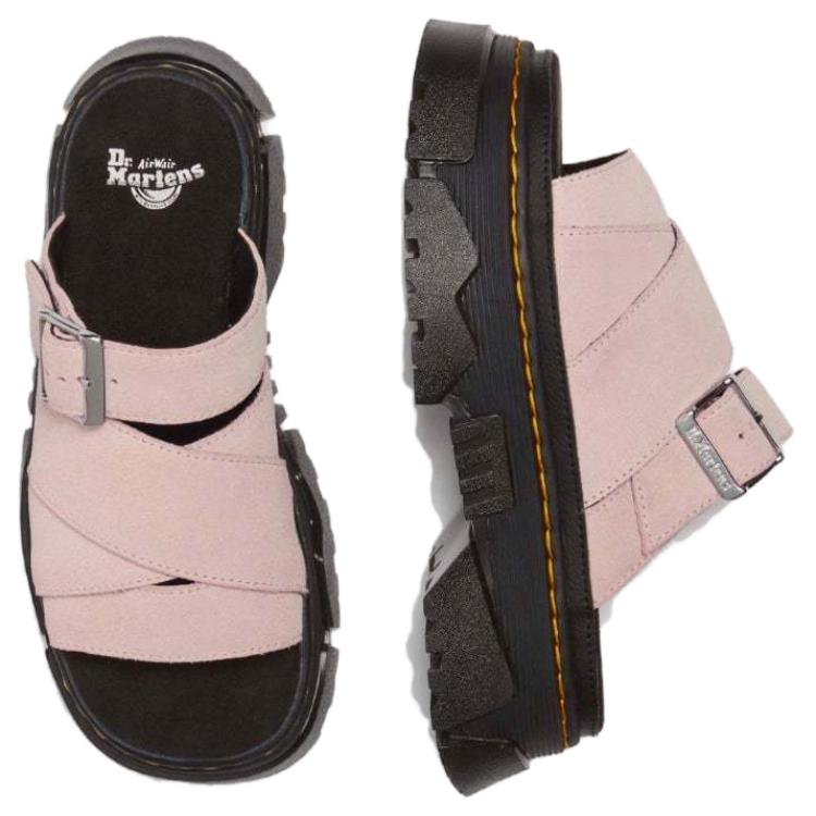 Dr. Martens Mattison Comfortable Simple Anti-Wear Slide Sandals Women Sandals Pink 41108650
