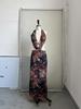 2025 Summer Spicy Girl Beach Halter Sleeveless Backless Long Dress
