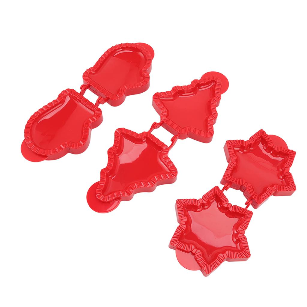 3 szt. Formy do kieszonkowych ciast w kształcie choinki, gwiazdy, rękawicy, praska do ciasta, mini zestaw form do ciasta ręcznego, ciasto