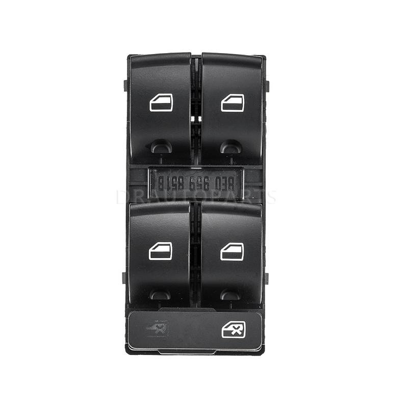 Master Window Control Switch 8E0959851D,8E0959851B,8E0959851B5PR,8E0959851D5PR For SEAT Exeo 1.6/1.8T/2.0T 2008-2013