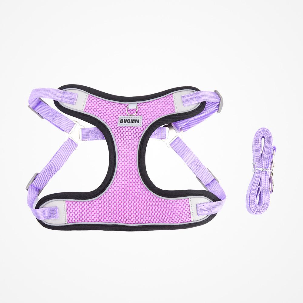 Nové vodítko pro psy Prodyšné a pohodlné Hrudní popruh pro psa ve stylu Reflexní vodítko pro psa Chůze