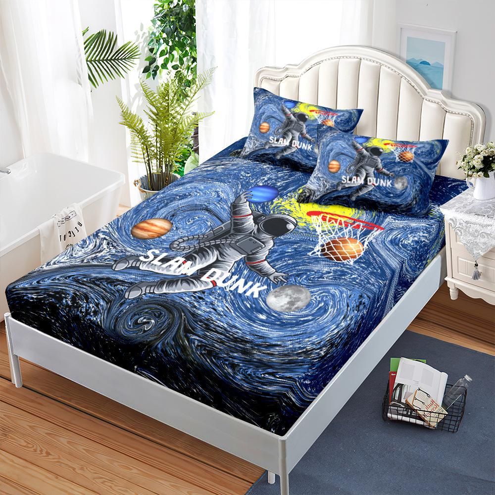 Mattress Mattress Cover Three-Piece Mattress Protective Cover Fully Surrounded Van Gogh Oil Painting
