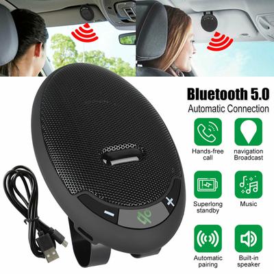 Bluetooth-compatible 5.0+edr System Sun Visor Installation Car Handsfree Call Speaker Mobile Phone