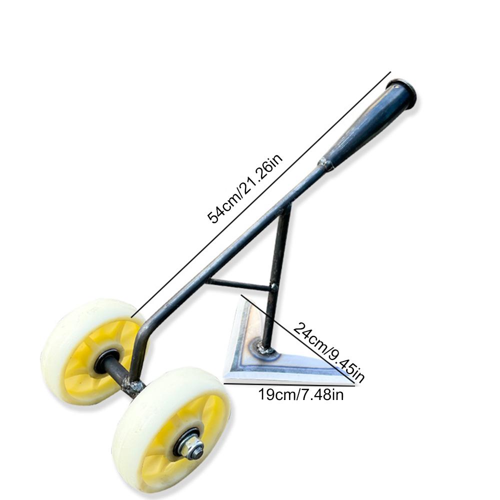 Manual Garden Push Wheel Hoe,Household Hand-Pushed Hoe, Garden Hoes, Tillage Machine,Weeder For Weeding Turning Loosening Soil