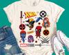 Marvel Studio X Men Characters Shirt | X-Men Superhero Wolverine Deadpool Mystique Jean Grey Marvel Comics Tee | Aesthetic Gift R690