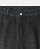 INDUST One-Pleat Carpenter Bermuda Denim Half Pants_Black
