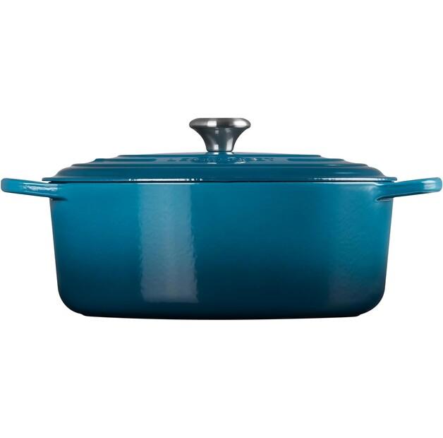Чугунная жаровня Le Creuset Signature овальная 31 см глубина тил 6,3 л (21178316422430)
