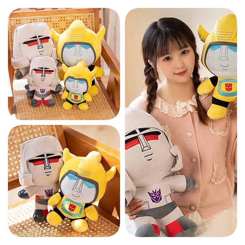 Neuer Cartoon Transformers Bumblebee Plüschroboter für Jungen
