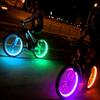Led Lights For Car Wheel 2pcs Tyre Valves Wheel Colorful Lights Tire Valves Caps Lamp For Vehicles Car SUV Bike Motorcycle