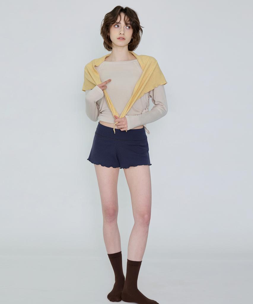 Debiweeo Soft Slit Cover-Up Devi-T0027-Oatmeal