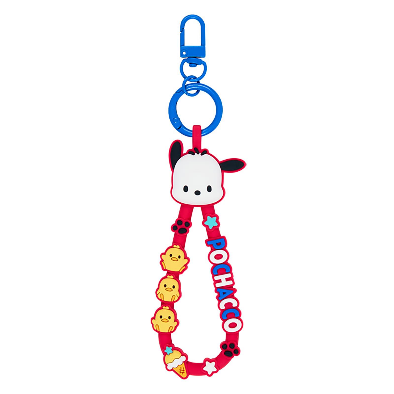 Sanrio Rubber Cord Keychain Grand Prix 1st Pochacco 828513 (Character Edition)