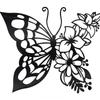 Rummy Wall Art Elegant Metal Wall Decoration Modern Metal Silhouette Easy Installation Decoration For For Bedroom Garden Garden Factors
