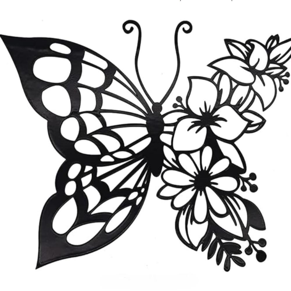 Rummy Wall Art Elegant Metal Wall Decoration Modern Metal Silhouette Easy Installation Decoration For For Bedroom Garden Garden Factors