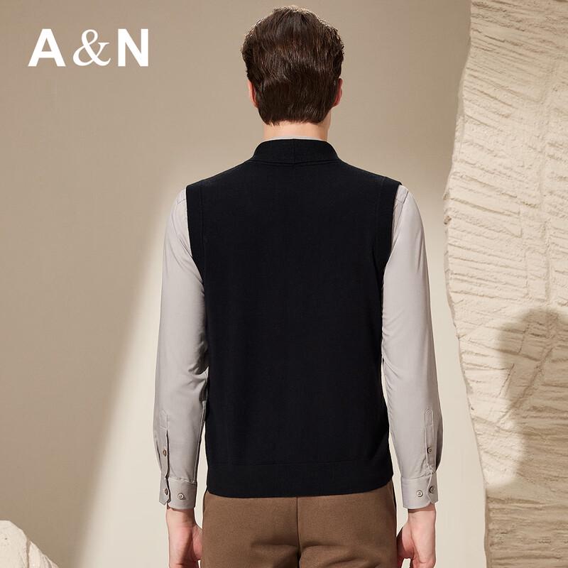 Herren Kaschmir-Mischung V-Ausschnitt Strickweste