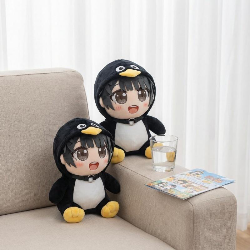 Gugu Gaga Plush Toy Movie Stuffed Animals Soft Stuffed Penguin Onesie Gugugaga Dolls Endministrator Cute Game Anime Plushie Toy