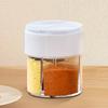 Seasoning Containers Clear Salt Container With Lid Holes Easy To Clean Kitchen Utensils for Camping Picnic Barbecue Cooking