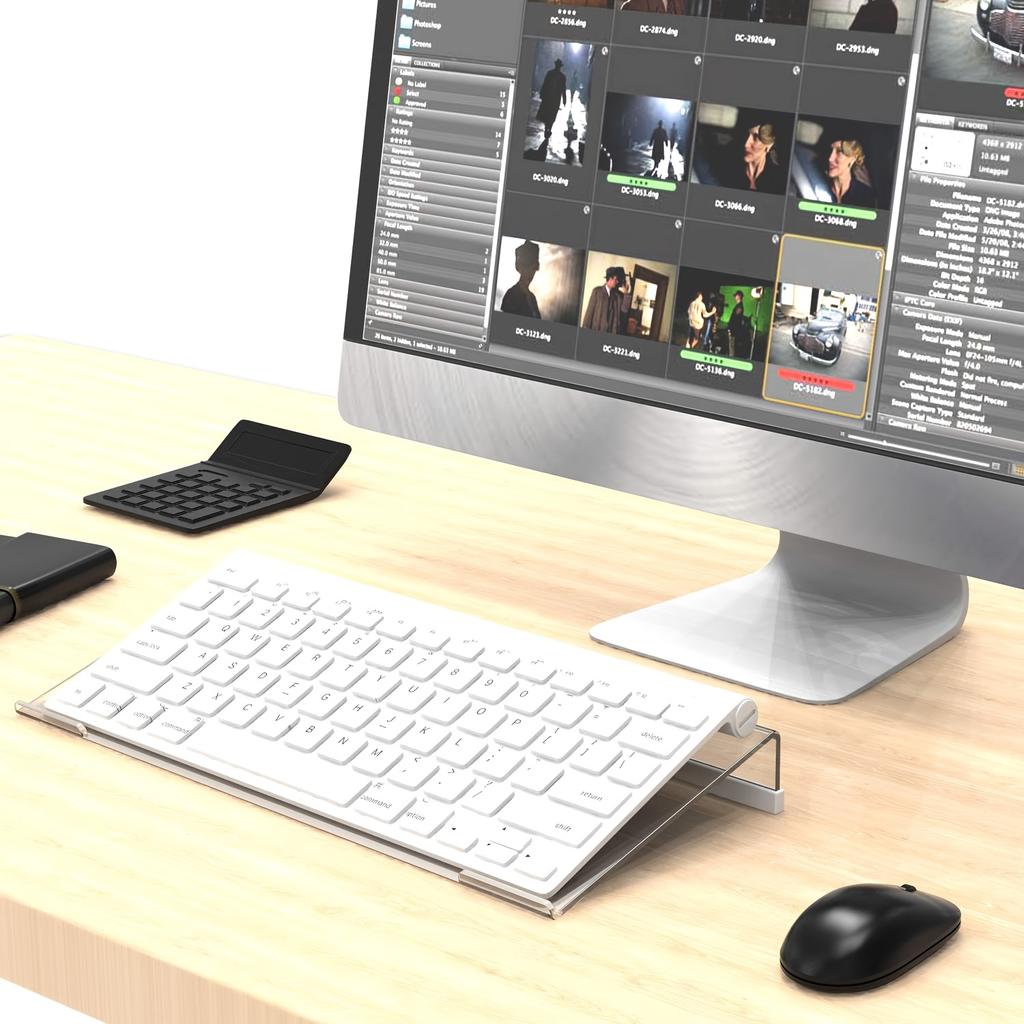 1PC Keyboard Stand, Compact Desktop Lift Seat, Suitable for Keyboards and Mini Computers