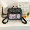 Nischen-Design-Sinn kleine Lebensmittel Crossbody, Studenten-Graffiti-Stickerei Rucksack cm Babytasche einzelne Schulter