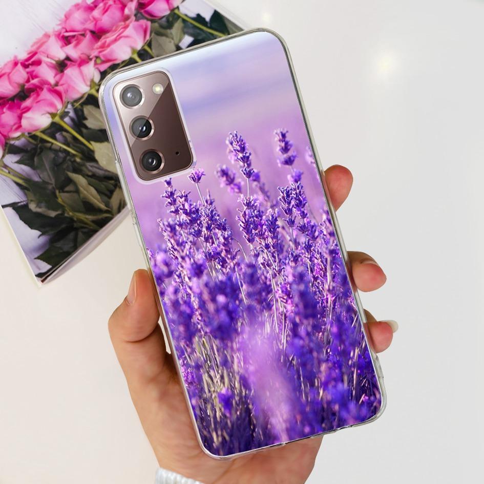 For Samsung Note 20 5G Case SM-N981B Popular Flower Slim Soft Silicone Phone Cover For Samsung Galaxy Note20 Ultra 5G Funda Capa