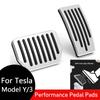 For Performance Pedal Pads Cover Foot Aluminum Non-Slip Pedals for Model Y(Juniper) Model 3(Highland) Model 3/Y 2017-2026