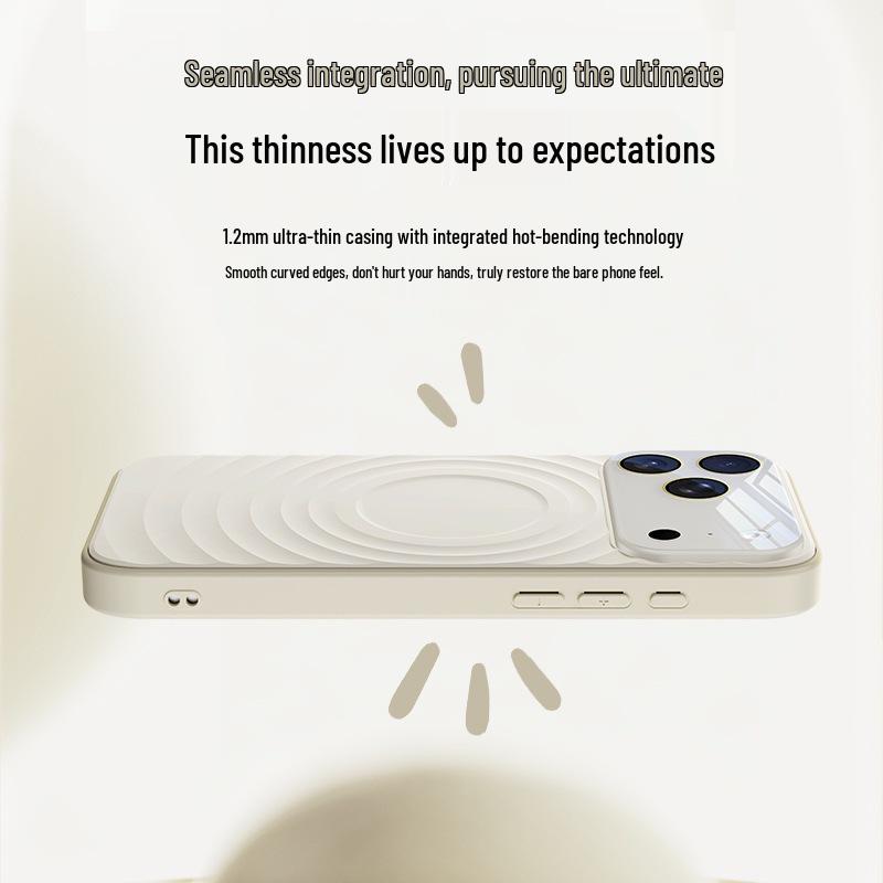 iPhone 17 Pro Max Magnetic Wave Pattern Protective Case