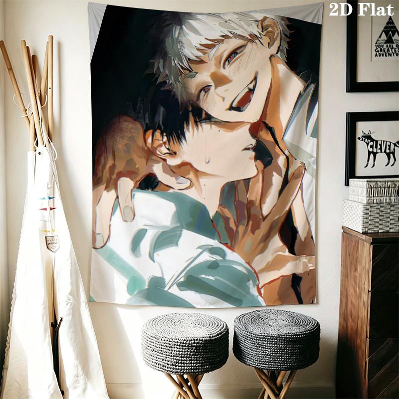 The Summer Hikaru Died Wall Tapestry Aesthetic Wall Hanging Printed Fabric Blanket Decorative Tapestries for Bedroom Living Room Home Decor