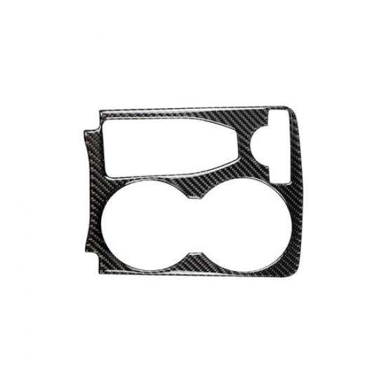 Water Cup Carbon Fiber Holder Panel cover For Mercedes-Benz GLK 2008-2015 W
