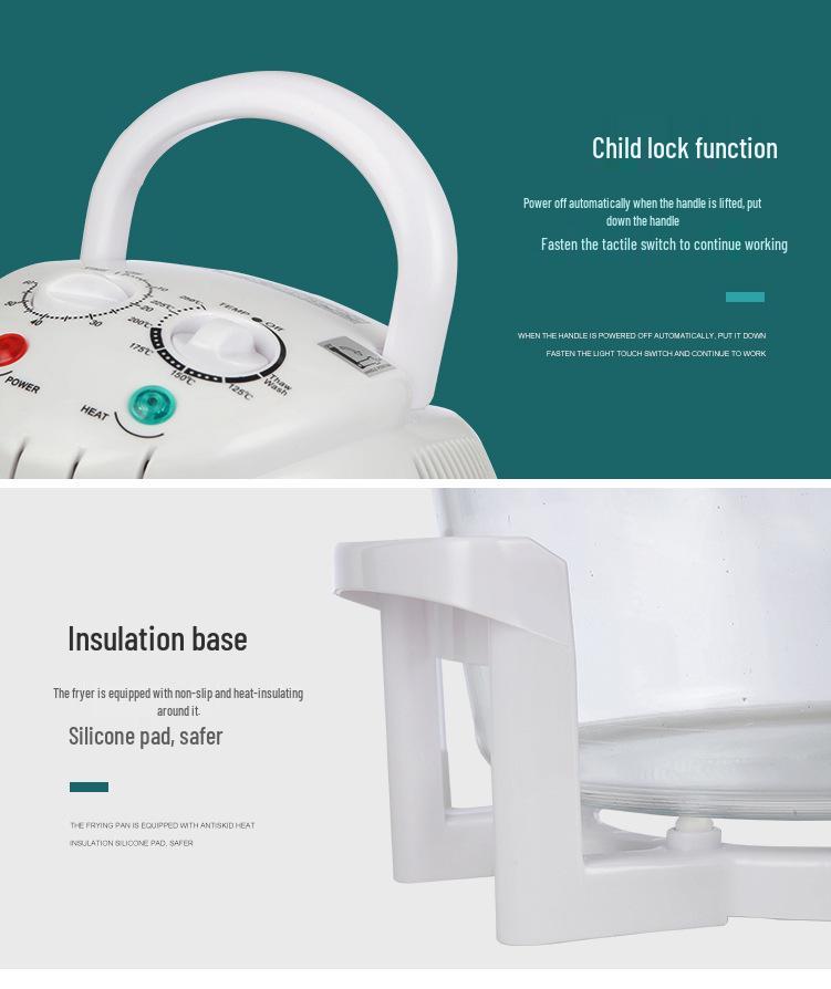 Friggitrice ad aria in vetro e forno a microonde alogeno 110V - Standard europei, britannici e americani