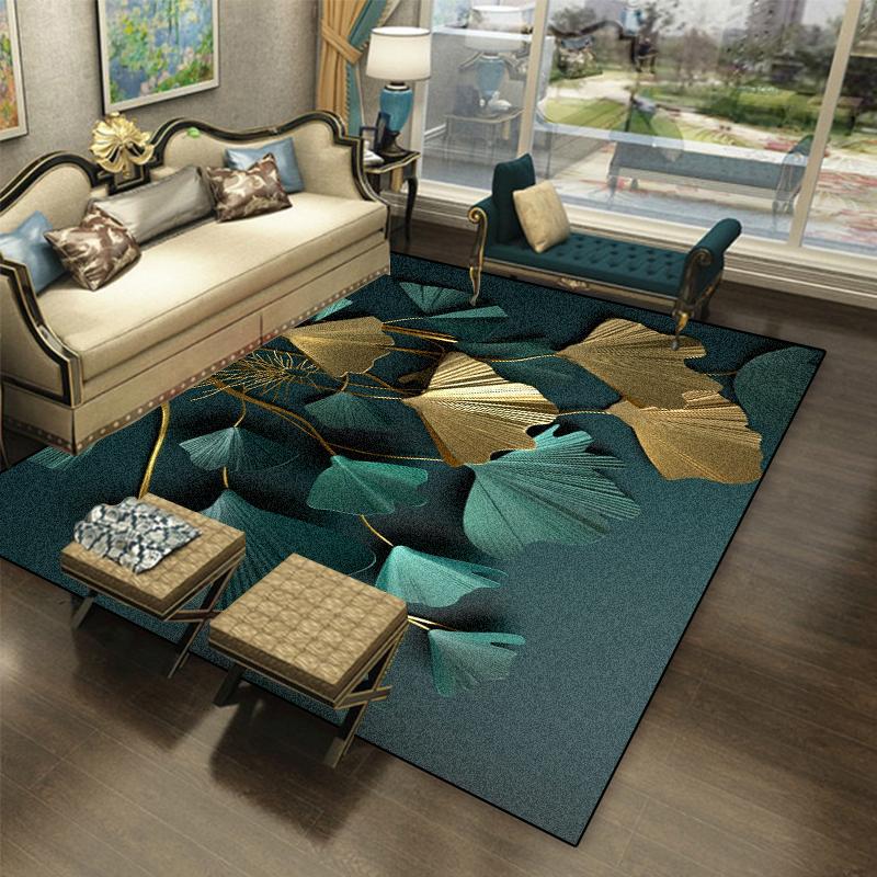 

Light Luxury Green Carpet for Living Room Decor nordic Carpets Sofa Area Decoration Lounge Floor Mat Large Area Rugs Bedroom 60*90cm