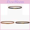 Classic Leather Waist Belt For Women With Alloy Buckle For Dress And Shirt Styling
