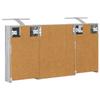 Bathroom Cabinet Set 3 Pcs 100 X 10.5 X 50 Cm Particleboard