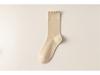 Spring/Summer Japanese Style Ruffle Ribbed Mid-Calf Breathable Maternity Cotton Socks.