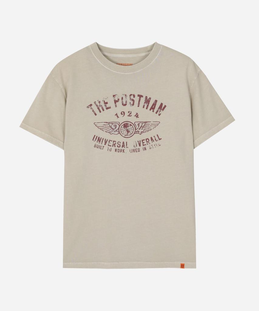 Yunibeosyeolobeolol 1924 Wings Pigment T-Shirt Beige