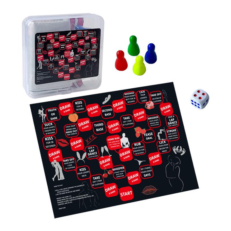 Cross-Border Couples' Creative Adult Dating and Drinking Board Game