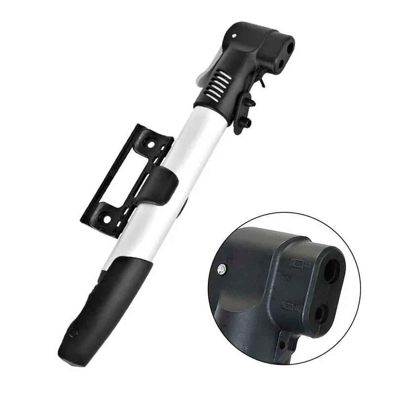 Bicycle Maintenance Hand Push Pump Inflatable Tool Effortless Operation Installation Bracket Included Aluminium Alloy Material