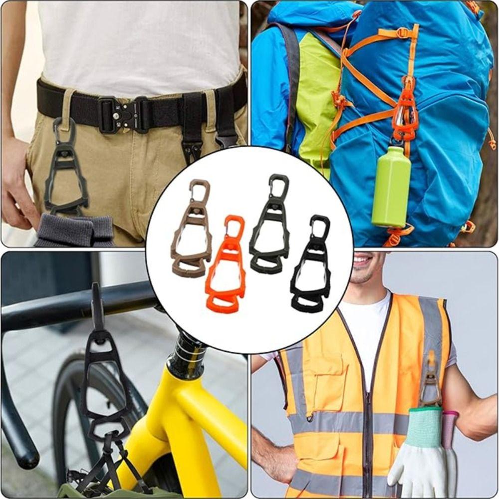 Z-shaped Interlocking Protective Gloves Clip Portable 360-degree Rotation Glove Hanger Clip Anti-drop Safety Glove Keeper