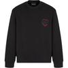 FW25 Solid Color Round Neck Long Sleeve Embroidered Sweatshirt Men Sweatshirt EM003098-AF10013-UC001