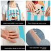 New Sleeveless Kitchen Aprons Cartoon Puppy Stripped Pattern Painting Overalls PVC Waterproof Working Clothes for Cleaning