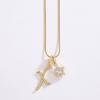 26 Alphabet Pendant Initial Letter Star Necklace Couple Name Jewelry Gifts