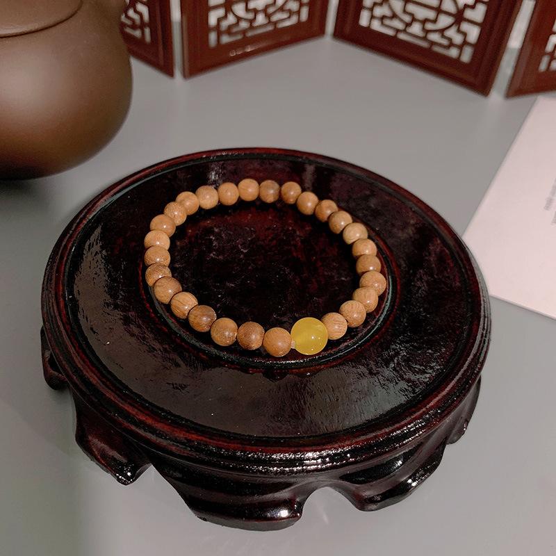 

Браслет JYL TS Стиль Червоної нитки Maillard Приносить осінню удачу та тепло Single circle yellow beads пакистан зелений колір