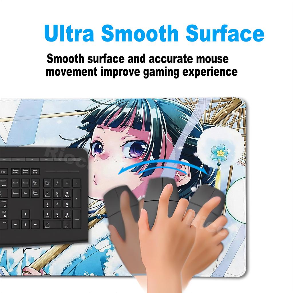Apothecary Diaries Anime Gamer Computer HD Mousepad XXL Mouse Mat Natural Rubber Non-Slip Carpet XXL Tablemat Desk Accessories