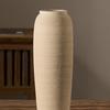 Terracotta Ceramic Vase: Rustic Pottery Flower Vessel for Living Room, Hotel, or Outdoor Décor