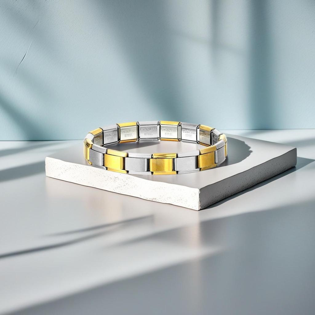 European Italian Style Modular Bracelet for Men and Women - Fashionable and Creative Accessory
