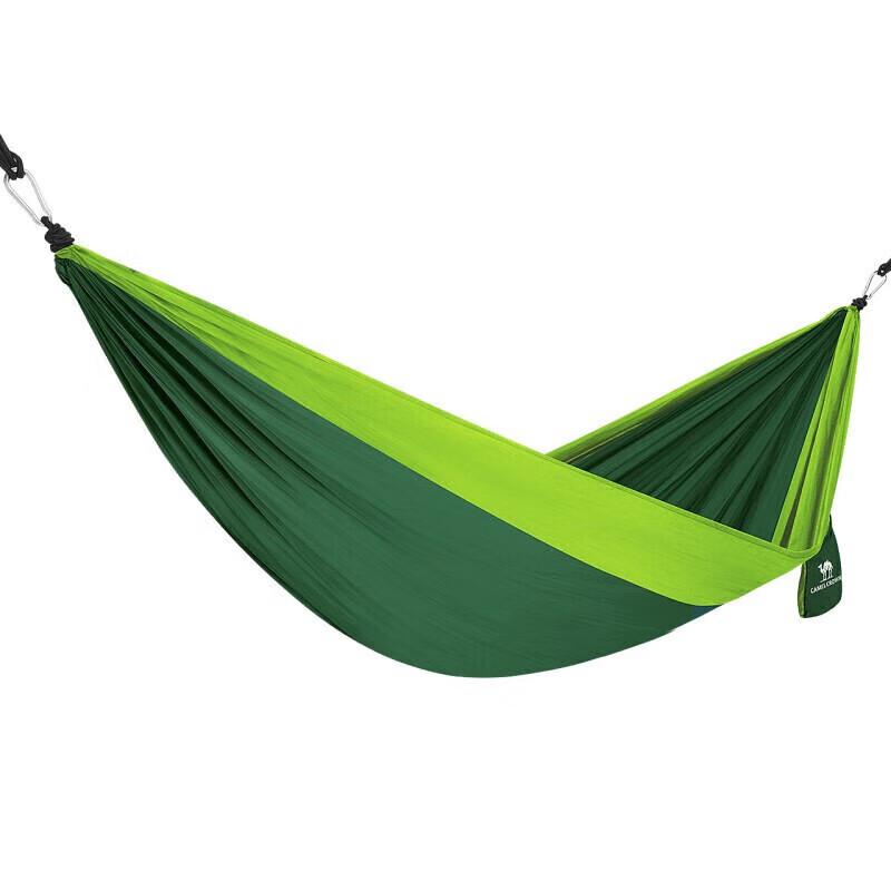 

CAMEL Outdoor Hammock, Anti-Rollover, Portable Swing for Travel Camping, Dormitory Chair, Green зелений