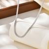 3/8mm Vintage Mesh Choker Necklace for Women,Stainless Steel Thick Chain Necklaces, Trendy Waterproof Jewelry Gift