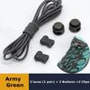 Lacci Elastici Senza Nodo per Scarpe Quick Lock Rotondi in Gomma Regolabili Elastici Pigri per Scarpe da Ginnastica Scarpe da Corsa Sportive