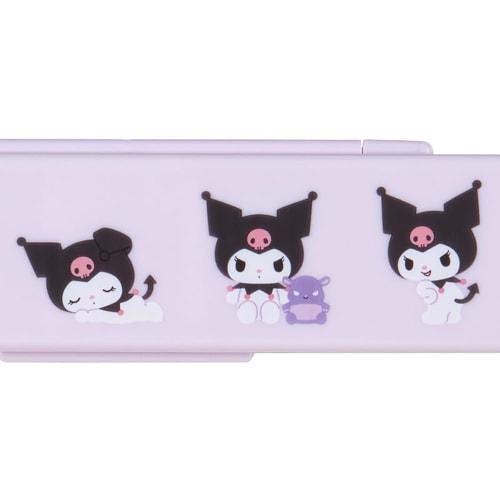 Sanrio Kuromi Chopsticks & Spoon Set, 1.8 X 18.8 X 4.7 Cm, Perfect for New Life, Lunchtime, Character, Product Number 294420