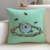 Classic QQooS Cushion Cover Breathable and Skinfriendly Linen Pillowcase Square Removable and Washable Cushion